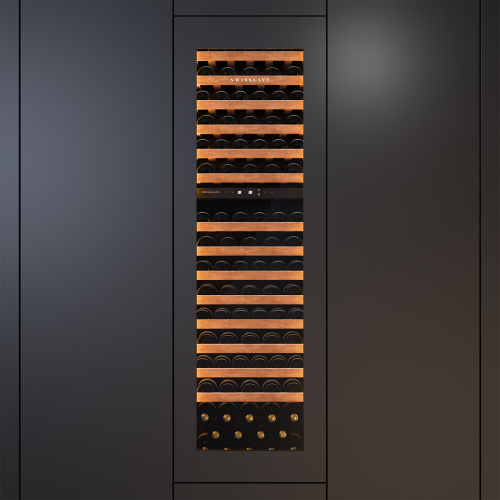 WIB-178DFP 2-Zonen Weinkühlschrank | 178cm | 94 Flaschen | Panel Ready