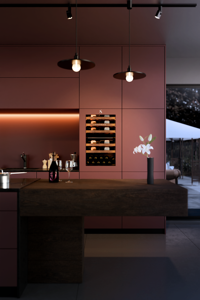 SWISSCAVE WIB-88DFP LUXURY KITCHEN EDITION im Küchenumfeld