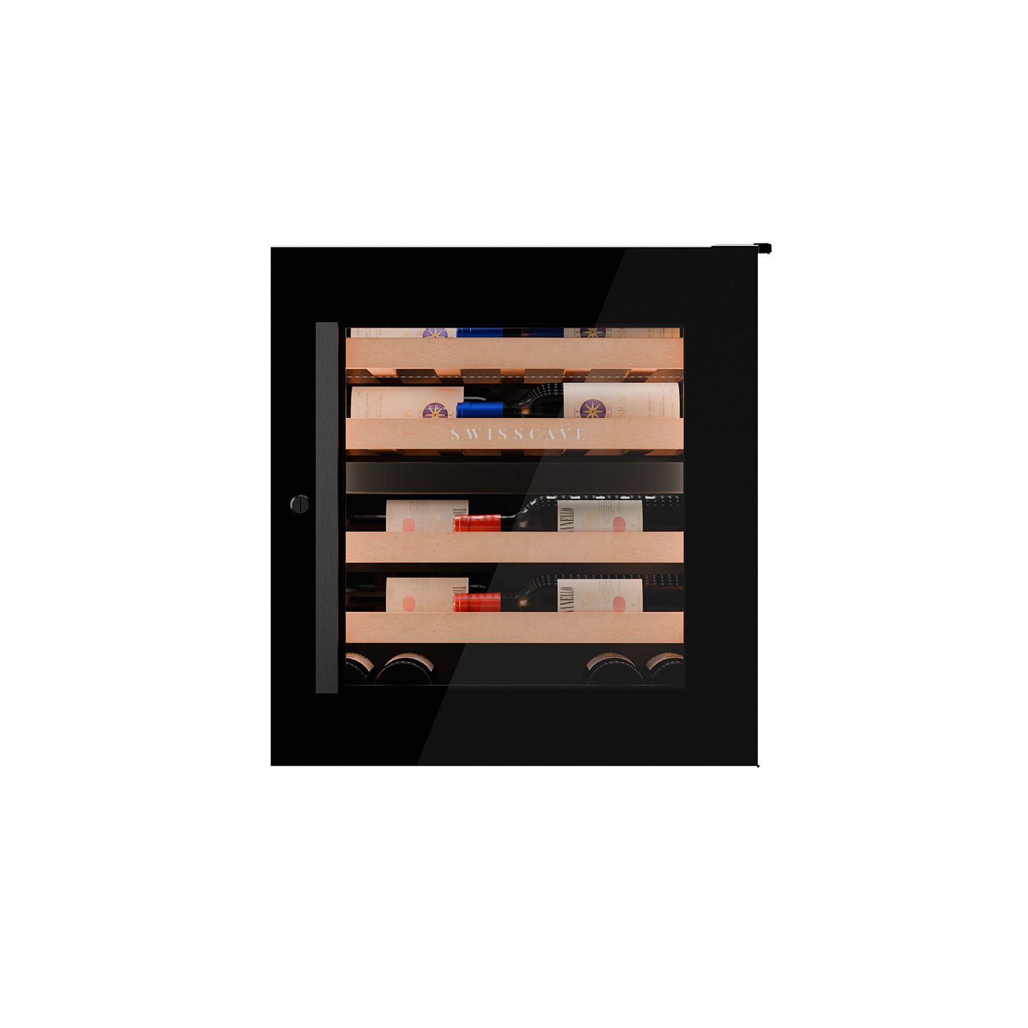 WIB-60DF-CLASS 2-Zonen Weinkühlschrank | 60 cm | 26 Flaschen | Einbau Classic