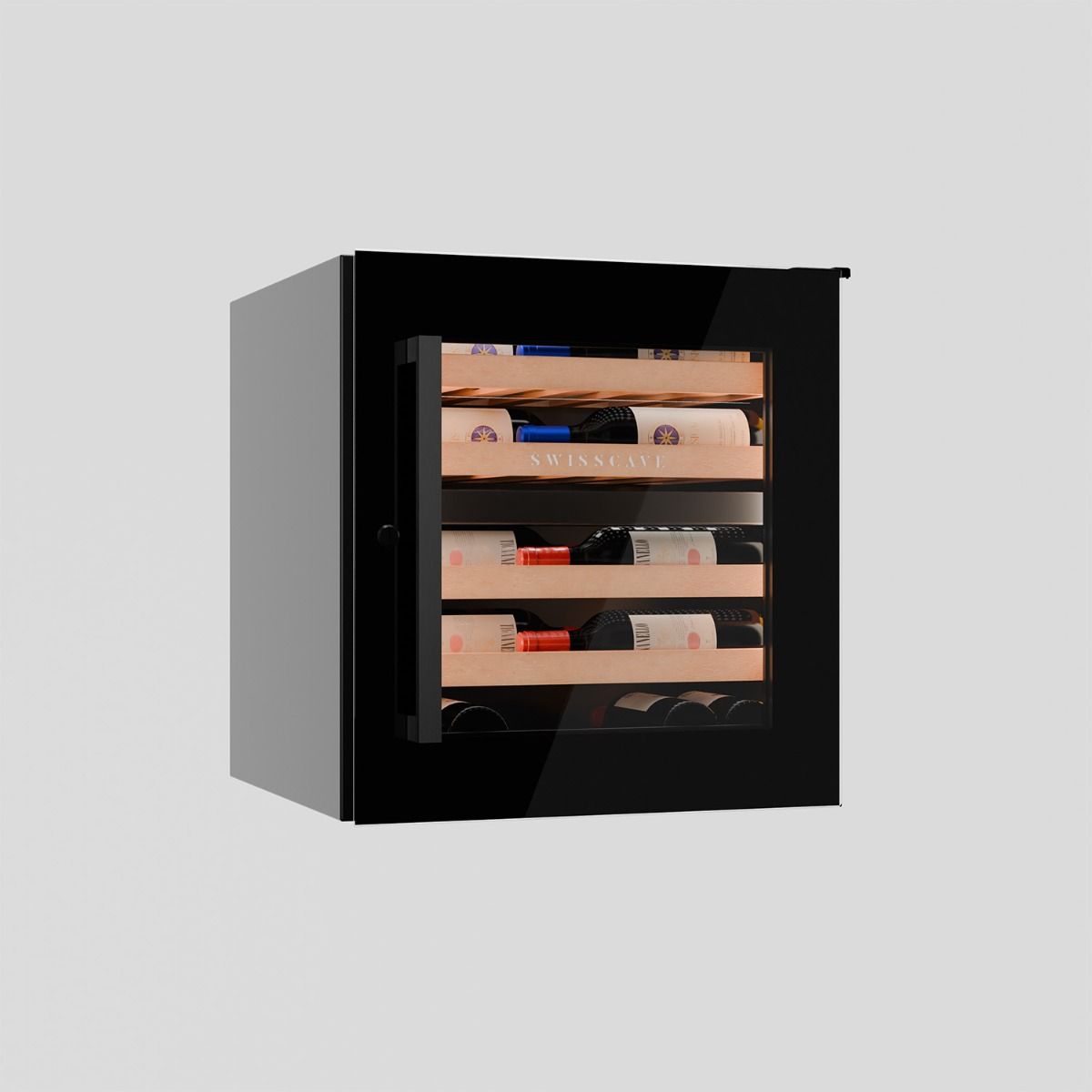DEMO -25% | WLI-90DF Zweizonen Kücheneinbau-Weinkühlschrank | 45 cm | 22 Weinflaschen | Einbaumodell