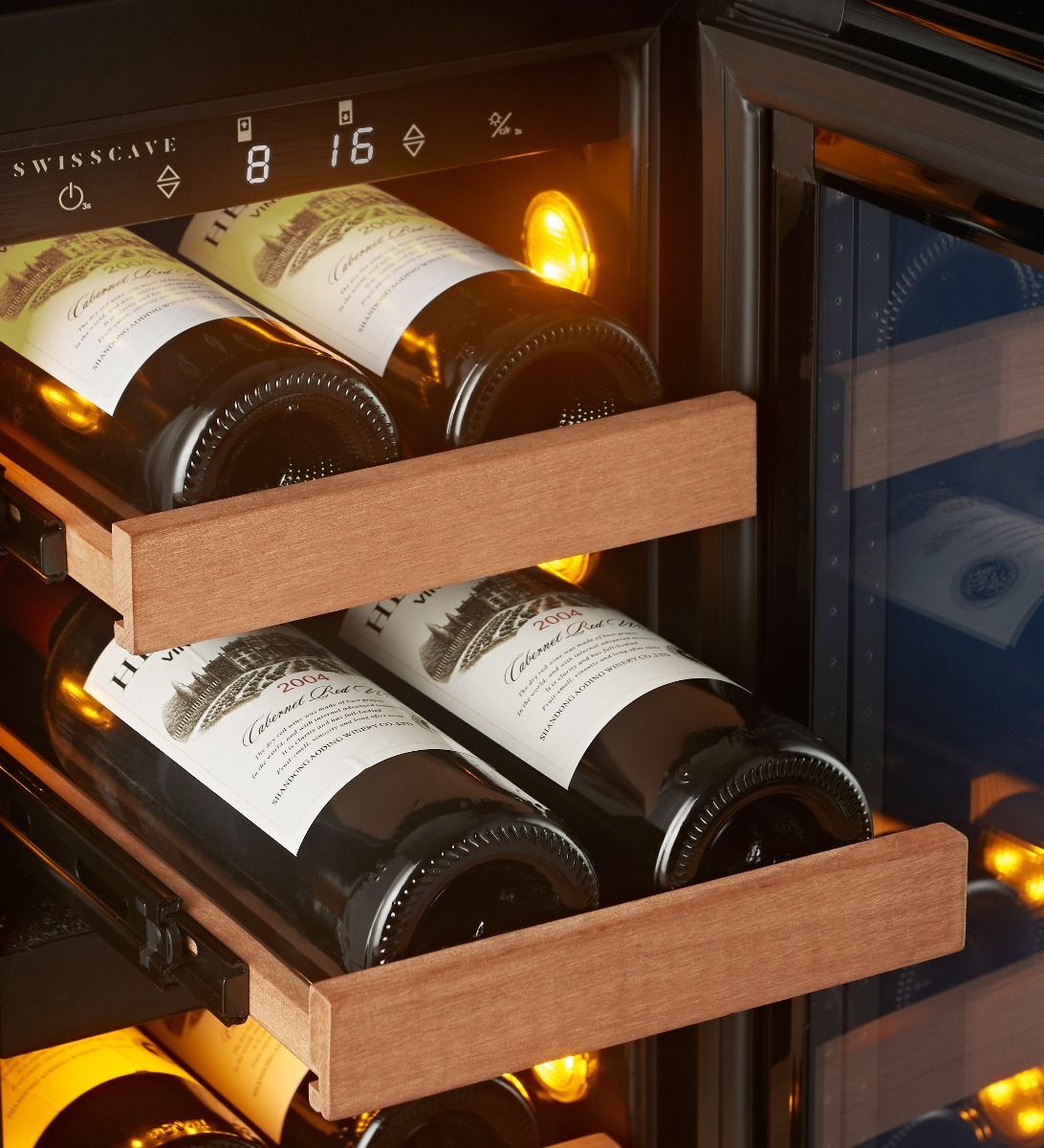 Demo - 15% | WLU-50DF 2-Zonen Weinkühlschrank | 30 cm | 13 Flaschen | Unterbau