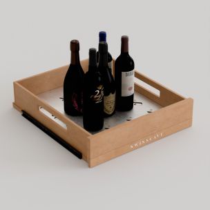 SWISSCAVE Glass Shelf in wine cooler
