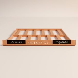 Metallene Etikette für Holzauszug in Schwarz (5 Etiketten + Stift)