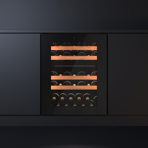 SWISSCAVE LUXURY KITCHEN EDITION WUB-60DFT eingebaut in moderner K&uuml;che