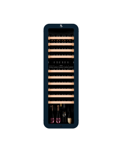 WLB-320DF-BLACK 2-Zonen Weinkühlschrank | 160cm | 68 Flaschen